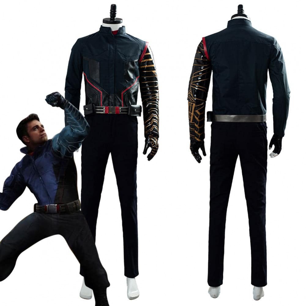 2020 Movie The Falcon and the Winter Soldier Buggy Battle Uniform Costume, TV Show Cosplay Costumes