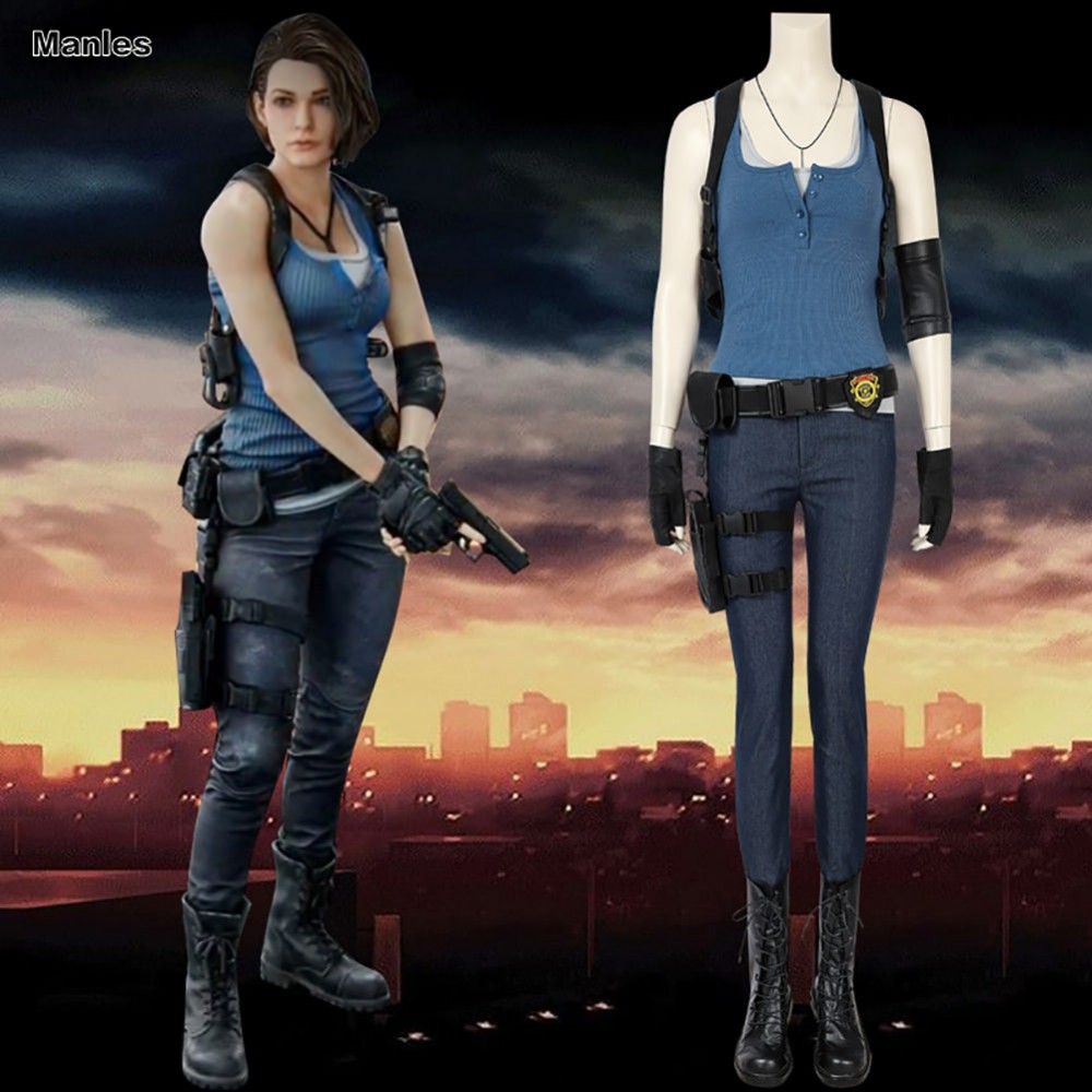 Resident Evil 3 Remake Jill Valentine Cosplay Costume - Ycosplay