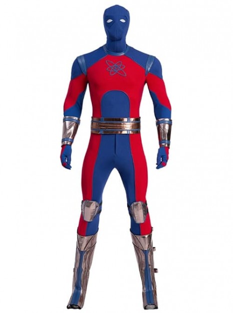 Movie Black Adam Atom Smasher Battle Cosplay Costume Full Set