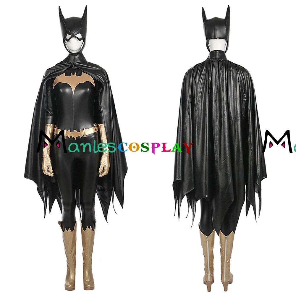 Batgirl Batwoman Kate Kane Costume Cosplay Jumpsuit Cloak Outfit