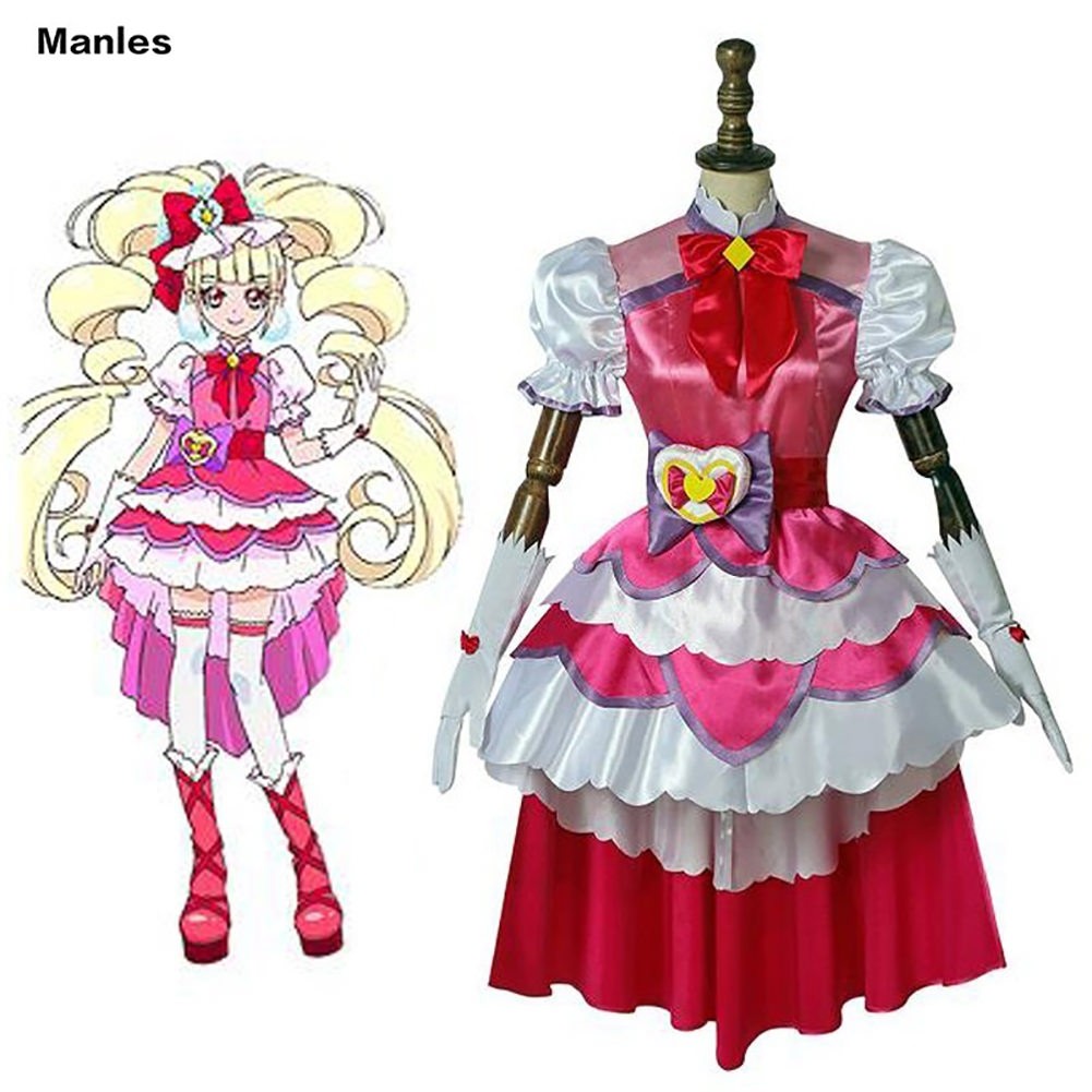 Hugtto Pretty Cure Cosplay Costume 8376