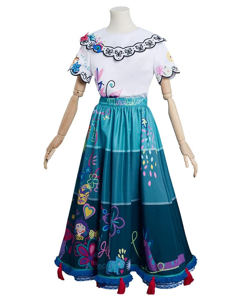 Mirabel Costume Encanto Dress | Game Encanto Costumes | Manles Cosplay