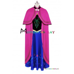 Frozen Princess Anna Cosplay Costume