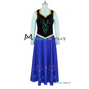 Frozen Princess Anna Cosplay Costume