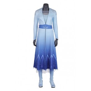 Princess Elsa Dress Cosplay Frozen Season 2 Costume