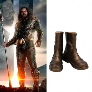 Aquaman Arthur Curry Cosplay Boots From Justice League 