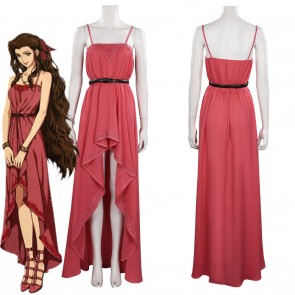 Final Fantasy VII FF7 Remake Aeris Aerith Gainsborough Dress Costume