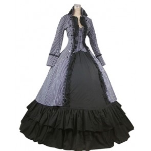 Romantic Romantik Sweet Lolita Spaghetti Strap Long Sleeves Lace Strappy Bowknot Ball Gown Dress