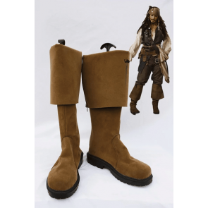 Pirates Of The Caribbean Jack Sparrow Cosplay Boots Shoes
