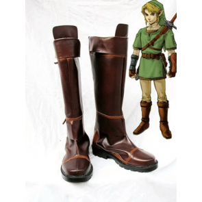 The Legend Of Zelda Cosplay Boots Shoes Brown