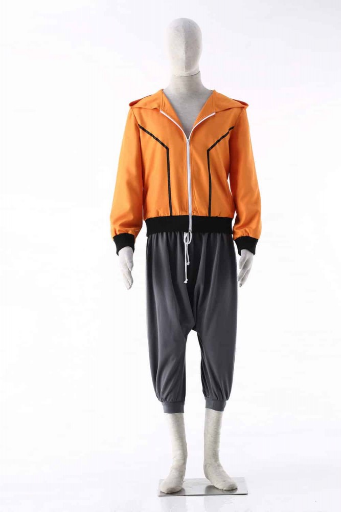 Anime Naruto Shippuden Uzumaki Naruto Cosplay Costume Jacket Pant Full  Outfit/ | eBay