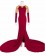 Castlevania Carmilla Cosplay Costume Red Dress